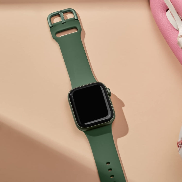 For Apple Watch Series 4 40mm Pin Buckle Silicone Watch Band(Clover) - free shipping - PMC TechLife - Order now!