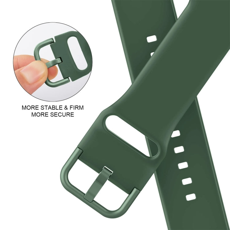 For Apple Watch 42mm Pin Buckle Silicone Watch Band(Clover) - Watch Bands by PMC TechLife | Online Shopping South Africa | PMC TechLife