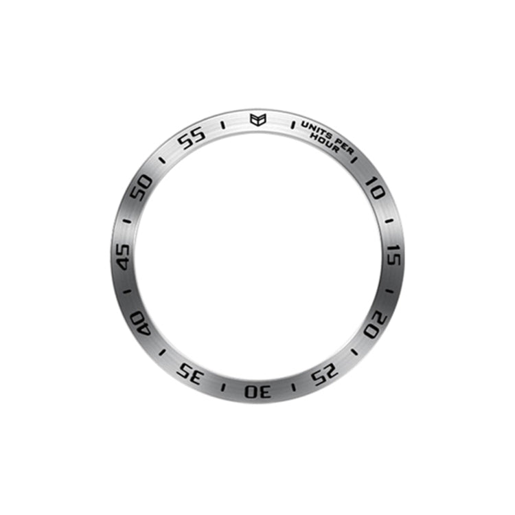 For Samsung Galaxy Watch6 Classic 47mm A Style Smart Watch Steel Ring Protective Frame(Silver) - Watch Cases by PMC TechLife | Online Shopping South Africa | PMC TechLife