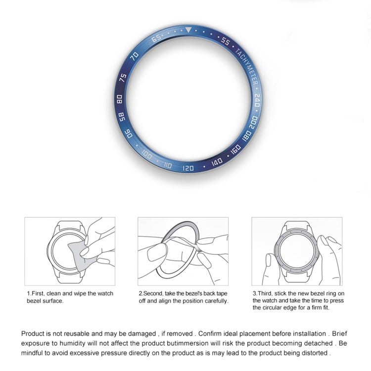 For Samsung Galaxy Watch6 Classic 47mm E Style Smart Watch Steel Ring Protective Frame(Silver) - Watch Cases by PMC TechLife | Online Shopping South Africa | PMC TechLife