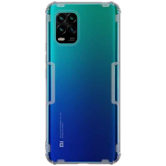 For Xiaomi Mi 10 Lite NILLKIN Nature TPU Transparent Soft Protective Case(Grey) - Xiaomi Cases by NILLKIN | Online Shopping South Africa | PMC Jewellery