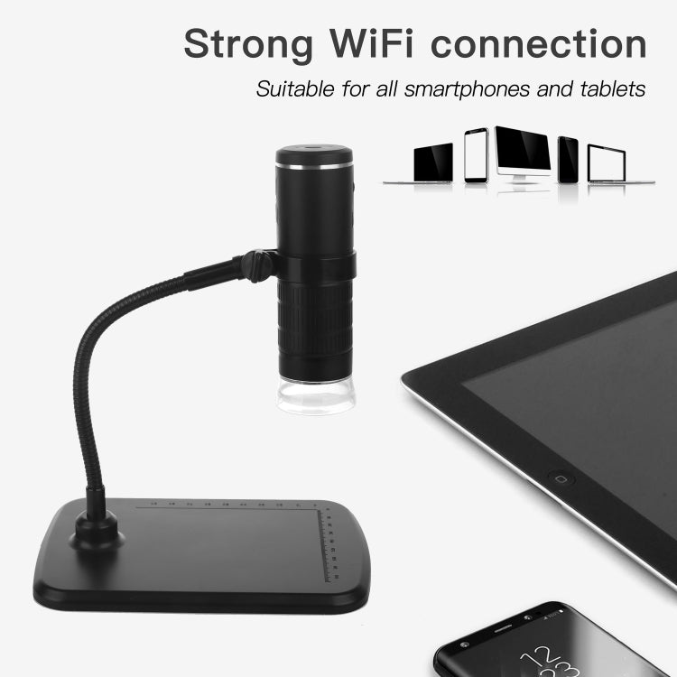 F210 1000X WiFi Digital Microscope with Helical Tube Bracket - Digital Microscope by PMC TechLife | Online Shopping South Africa | PMC TechLife | Buy Now Pay Later Mobicred