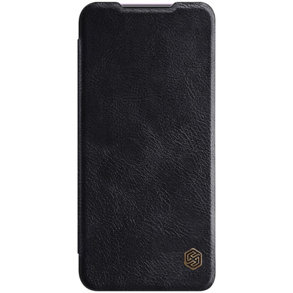 For Xiaomi Redmi 10X Pro 5G NILLKIN QIN Series Crazy Horse Texture Horizontal Flip Leather Case with Card Slot(Black) - Xiaomi Cases by NILLKIN | Online Shopping South Africa | PMC Jewellery