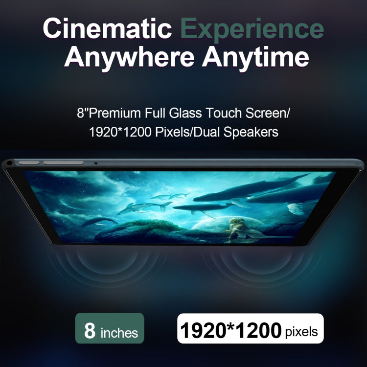 BDF P8 3G Phone Call Tablet PC 8.0 inch, 4GB+64GB, Android 10.0 MTK8321 Octa Core, Support Dual SIM, EU Plug(Green) - free shipping - PMC TechLife - Order now!