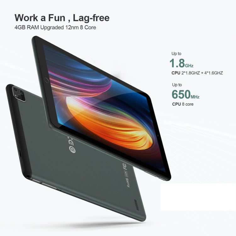 BDF P8 3G Phone Call Tablet PC 8.0 inch, 4GB+64GB, Android 10.0 MTK8321 Octa Core, Support Dual SIM, EU Plug(Gold) - free shipping - PMC TechLife - Order now!