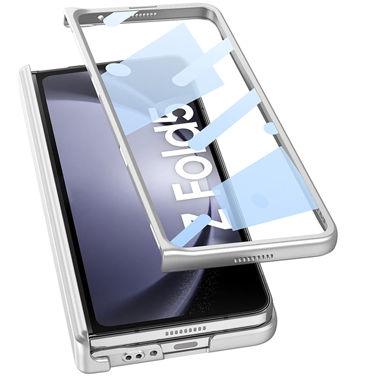 For Samsung Galaxy Z Fold5 GKK Integrated Magnetic Folding Hinge All-inclusive Phone Case(Silver) - Galaxy Z Fold5 Cases by GKK | Online Shopping South Africa | PMC TechLife | Buy Now Pay Later Mobicred
