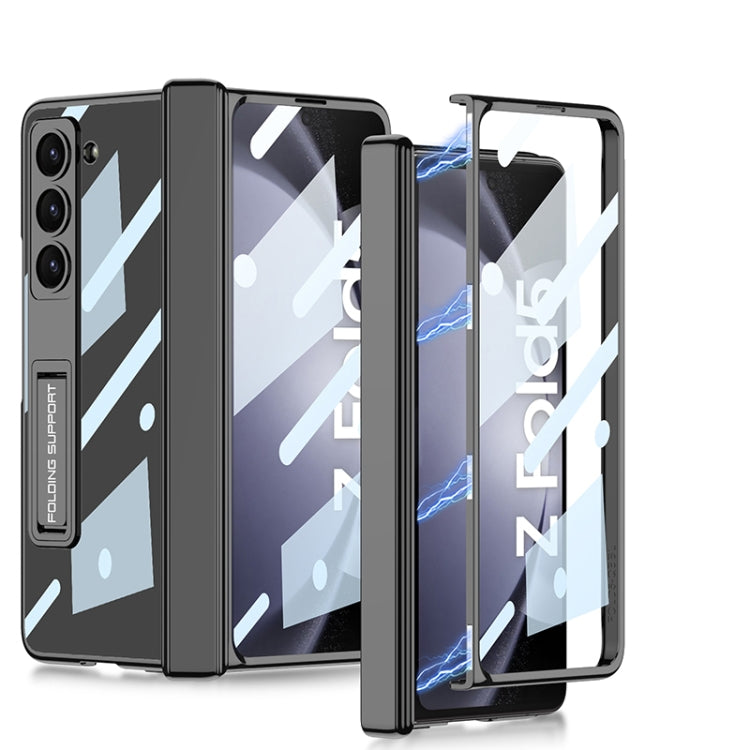 For Samsung Galaxy Z Fold5 GKK Integrated Magnetic Phantom Hinge Folding Phone Case with Stand(Black) - Galaxy Z Fold5 Cases by GKK | Online Shopping South Africa | PMC TechLife | Buy Now Pay Later Mobicred