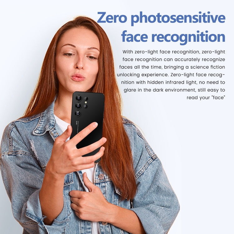 S23 Ultra / U19, 3GB+64GB, 6.53 inch Screen, Face ID & Side Fingerprint Identification, Android 9.1 MTK6753 Octa Core, Network: 4G, Dual SIM(Black) -  by PMC TechLife | Online Shopping South Africa | PMC TechLife | Buy Now Pay Later Mobicred