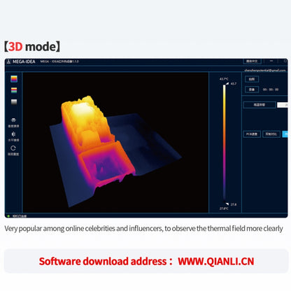 Mega-Idea Super IR Cam Mini S Microscope Infrared Thermal Imaging Camera for Motherboard Detected - Microscope Magnifier Series by QIANLI | Online Shopping South Africa | PMC Jewellery | Buy Now Pay Later Mobicred