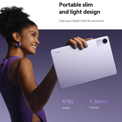 Xiaomi Redmi Pad SE 11 inch, 6GB+128GB, MIUI Pad 14 OS Qualcomm Snapdragon 680 Octa Core, Not Support Google Play(Purple) - Other by Xiaomi | Online Shopping South Africa | PMC Jewellery | Buy Now Pay Later Mobicred