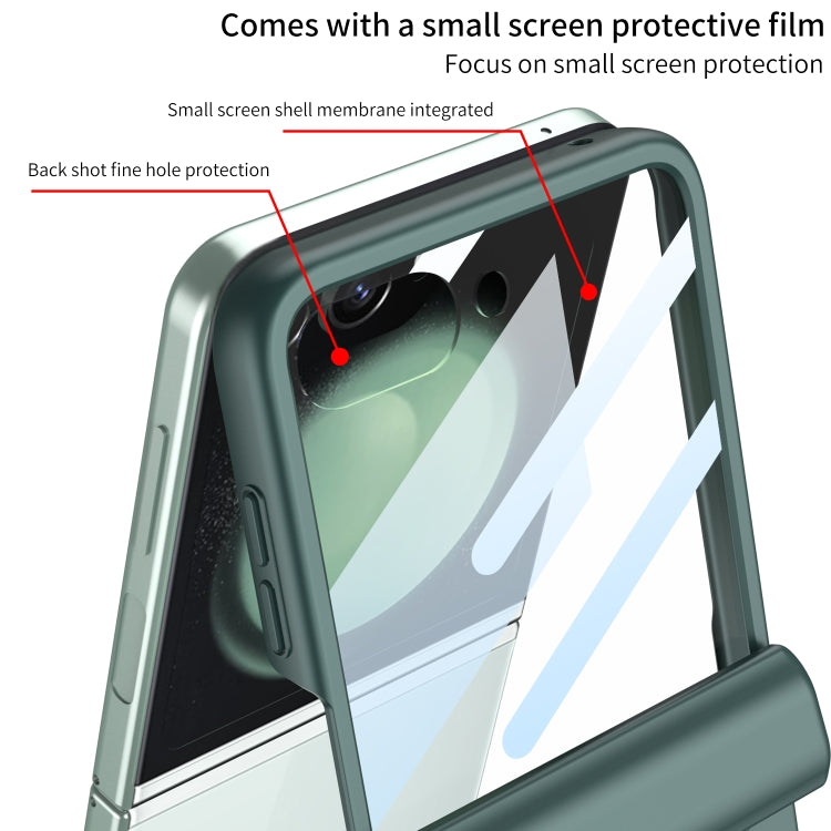 For Samsung Galaxy Z Flip5 GKK Integrated Full Coverage Folding Phone Case(Silver) - free shipping - PMC TechLife - Order now!