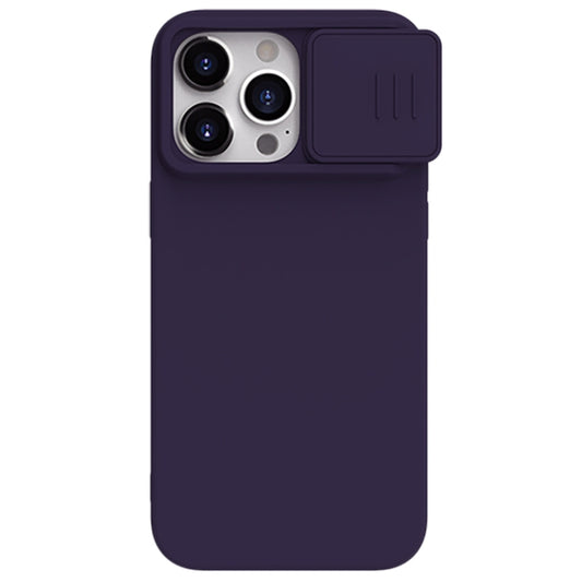 For iPhone 15 Pro NILLKIN CamShield MagSafe Liquid Silicone Phone Case(Deep Purple) - iPhone 15 Pro Cases by NILLKIN | Online Shopping South Africa | PMC Jewellery
