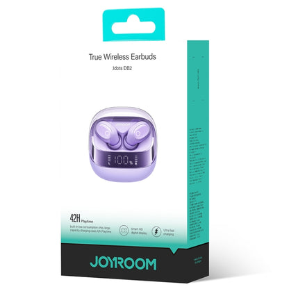 JOYROOM JR-DB2 Jdots Series True Wireless Bluetooth Earphones(Purple) - TWS Earphone by JOYROOM | Online Shopping South Africa | PMC Jewellery