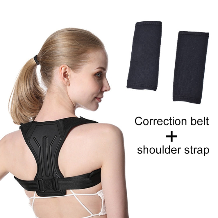 Anti-kyphosis Correction Belt Invisible Artifact For Sitting Posture, Style: Correction Belt + Shoulder Strap, Size:L - Corrector by PMC Jewellery | Online Shopping South Africa | PMC Jewellery