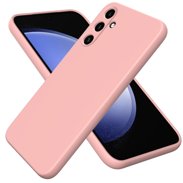 For Samsung Galaxy A35 5G Solid Color Liquid Silicone Dropproof Full Coverage Phone Case(Pink) - free shipping - PMC TechLife - Order now!