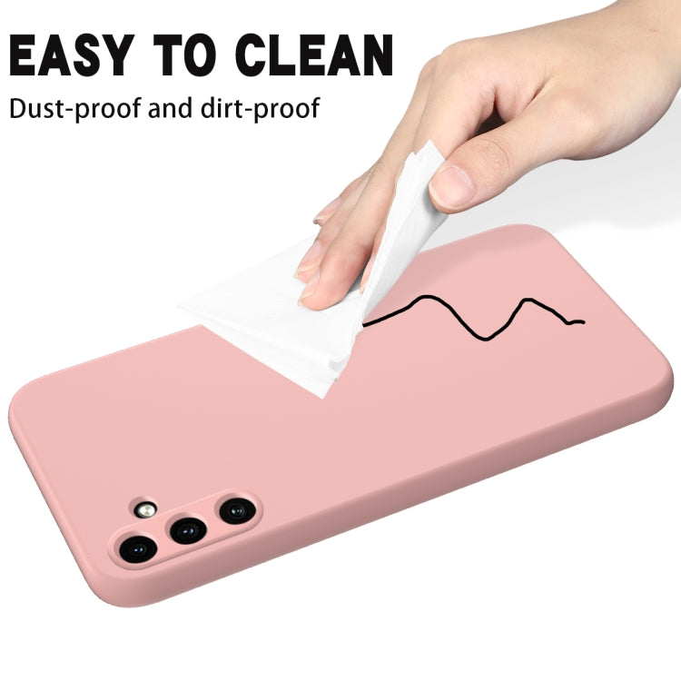 For Samsung Galaxy A35 5G Solid Color Liquid Silicone Dropproof Full Coverage Phone Case(Pink) - free shipping - PMC TechLife - Order now!