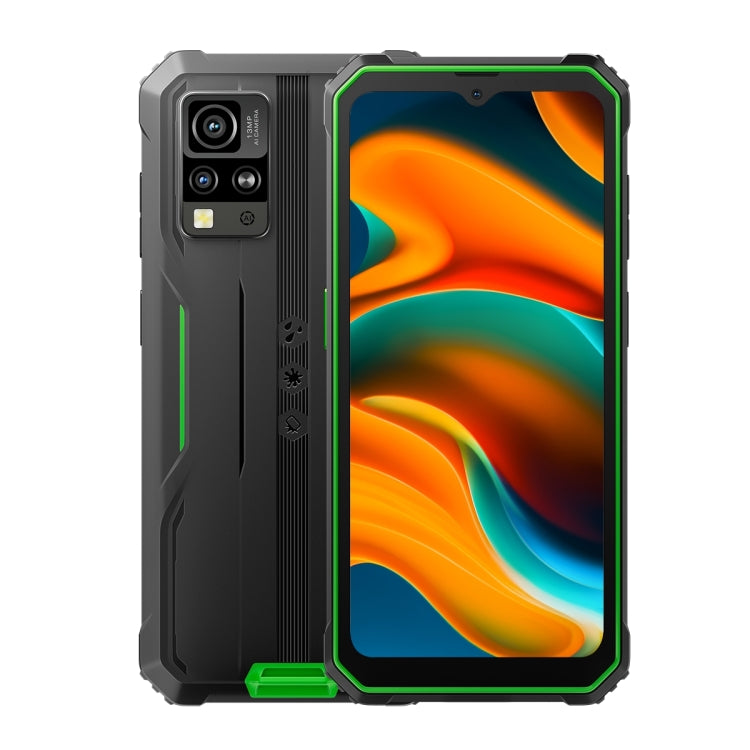 Blackview BV4800, 3GB+64GB, IP68/IP69K/MIL-STD-810H, 6.56 inch Android 13 MediaTek MT6761V/WB Helio A22 Quad Core, Network: 4G, OTG(Green) - Blackview by Blackview | Online Shopping South Africa | PMC Jewellery | Buy Now Pay Later Mobicred