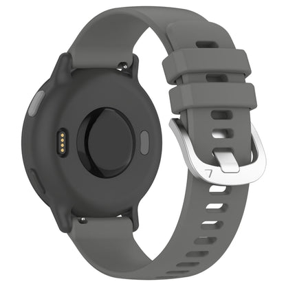 For Garmin vivoactive 5 / Active 5 20mm Silicone Watch Band(Dark Grey) - Watch Bands by PMC Jewellery | Online Shopping South Africa | PMC Jewellery