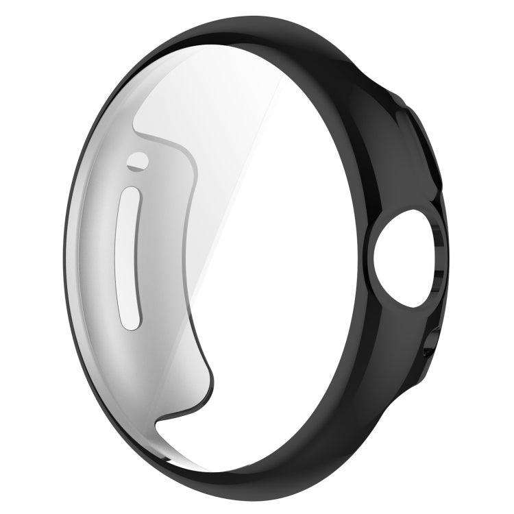 For Google Pixel Watch 2 Full Coverage TPU Electroplated Watch Protective Case(Black) - Watch Cases by PMC TechLife | Online Shopping South Africa | PMC TechLife