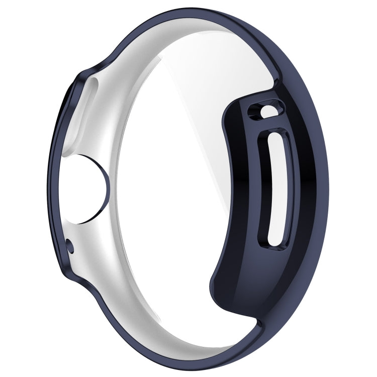For Google Pixel Watch 2 Full Coverage TPU Electroplated Watch Protective Case(Midnight Blue) - Watch Cases by PMC TechLife | Online Shopping South Africa | PMC TechLife