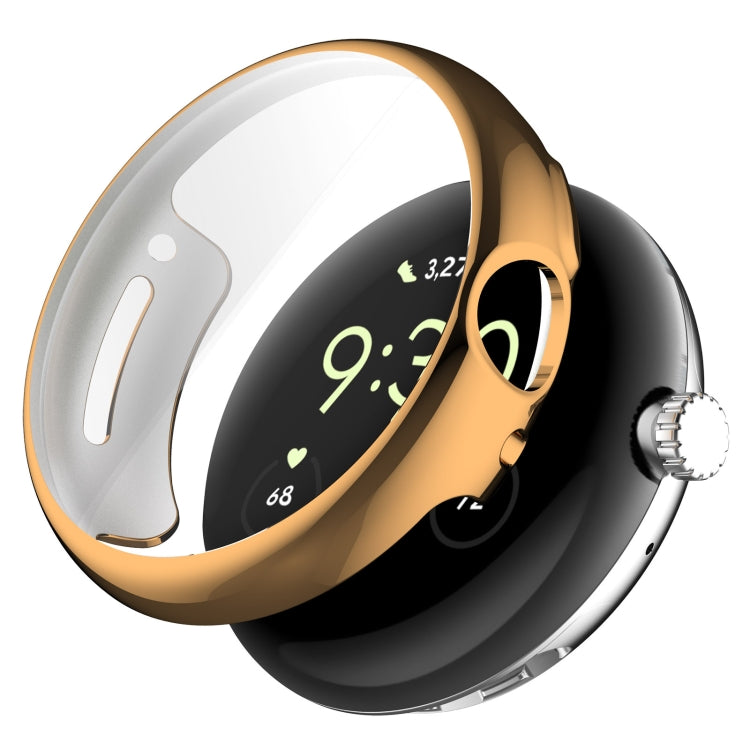 For Google Pixel Watch 2 Full Coverage TPU Electroplated Watch Protective Case(Rose Gold) - free shipping - PMC TechLife - Order now!