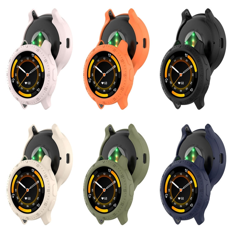 For Garmin Venu 3 Half Pack Hollow TPU Armor Watch Protective Case(Green) - Watch Cases by PMC TechLife | Online Shopping South Africa | PMC TechLife