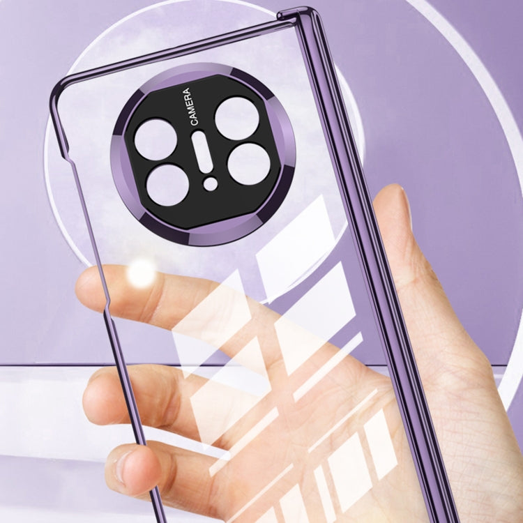 For Huawei Mate X5 GKK Integrated Magnetic Folding Phantom Privacy Phone Case(Purple) - free shipping - PMC TechLife - Order now!