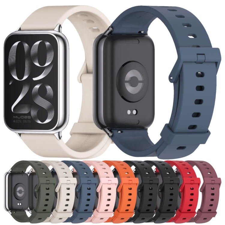 For Xiaomi Mi Band 8 Pro Mijobs Silicone Breathable Watch Band(Midnight Blue+Black) - Watch Bands by MIJOBS | Online Shopping South Africa | PMC Jewellery