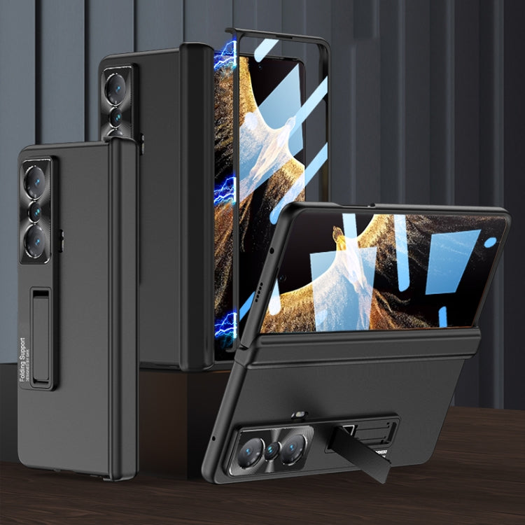 For Honor Magic VS GKK Integrated Magnetic Folding Hinge All-inclusive Phone Case(Black) - Honor Cases by GKK | Online Shopping South Africa | PMC TechLife | Buy Now Pay Later Mobicred