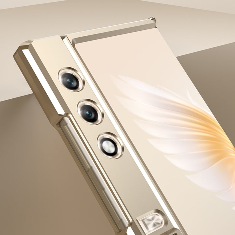 For Honor V Purse GKK Integrated Magnetic Folding Metal Full Coverage Phone Case(Gold) - Honor Cases by GKK | Online Shopping South Africa | PMC TechLife | Buy Now Pay Later Mobicred