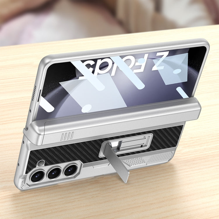 For Samsung Galaxy Z Fold5 GKK Integrated Folding Mech Shell PC Phone Case with Slide Pen Box(Light Blue) - free shipping - PMC TechLife - Order now!