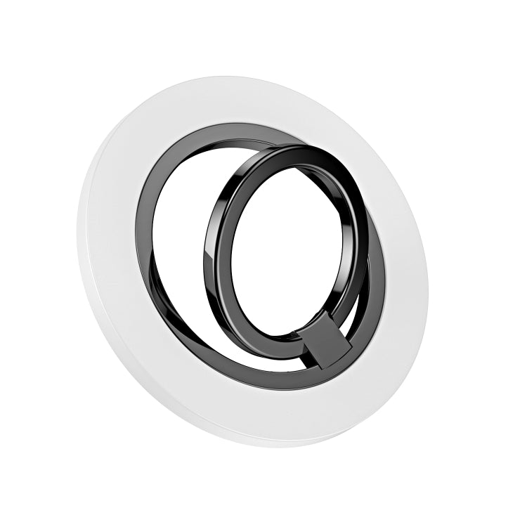 Magsafe Magnetic Electroplating Phone Ring Holder(White) - Ring Holder by PMC TechLife | Online Shopping South Africa | PMC TechLife | Buy Now Pay Later Mobicred