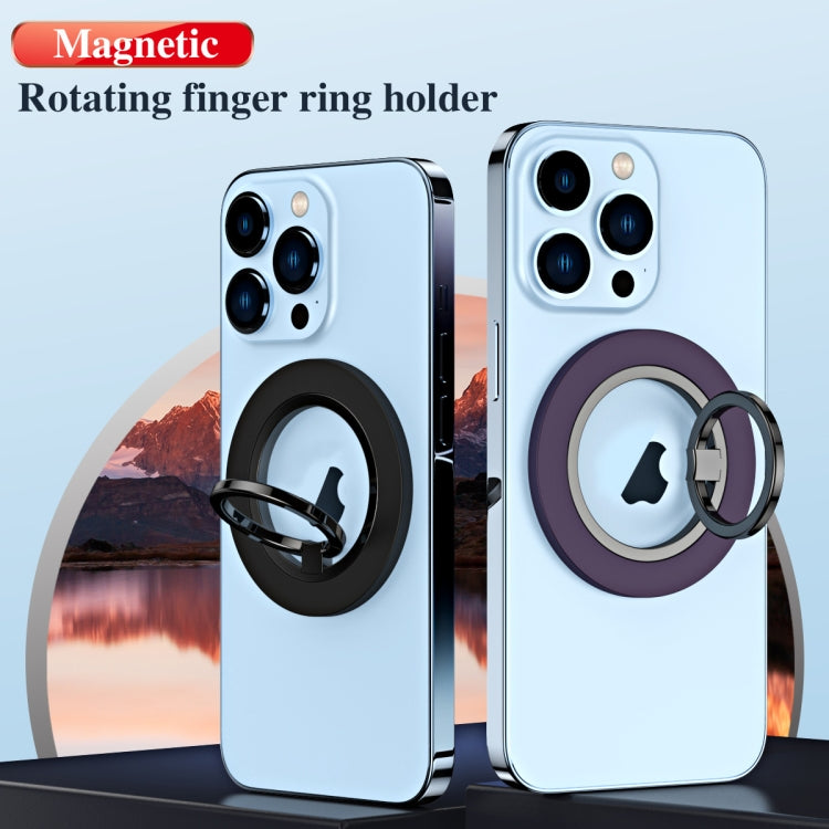 Magsafe Magnetic Electroplating Phone Ring Holder(White) - Ring Holder by PMC TechLife | Online Shopping South Africa | PMC TechLife | Buy Now Pay Later Mobicred