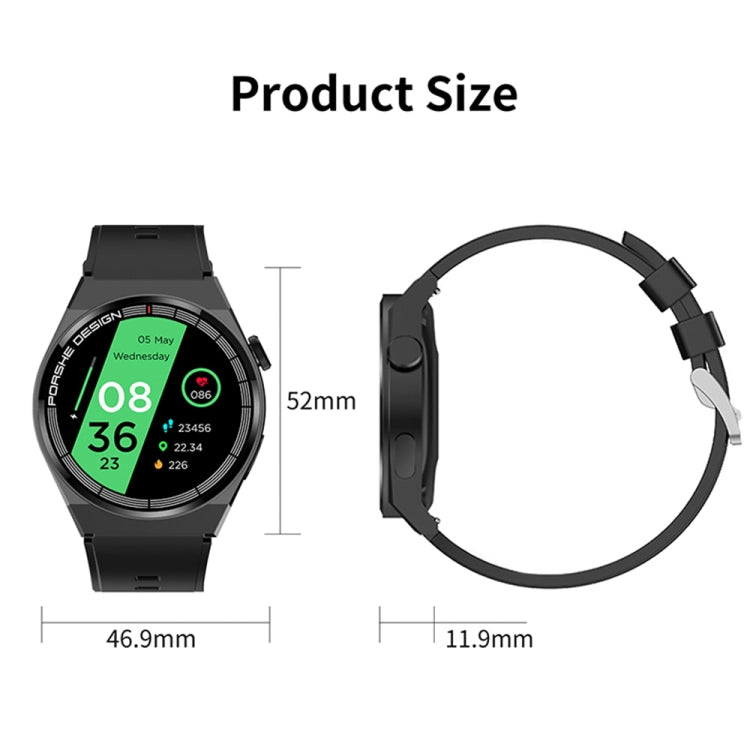 TM06 Smart Bracelet, 1.28 inch IP67 Waterproof Smart Watch, Bluetooth Call / Heart Rate / Blood Pressure / Blood Oxygen(Black) - Smart Watches by PMC Jewellery | Online Shopping South Africa | PMC Jewellery