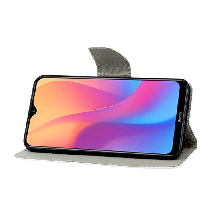 For Xiaomi Redmi 9A 3D Colored Drawing Horizontal Flip PU Leather Case with Holder & Card Slots & Wallet(Down Jacket Cat) - free shipping - PMC TechLife - Order now!