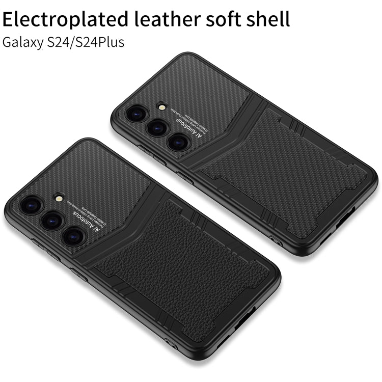 For Samsung Galaxy S24 5G GKK TPU + PU Full Coverage Phone Case(Python Texture) - Galaxy S24 5G Cases by GKK | Online Shopping South Africa | PMC TechLife | Buy Now Pay Later Mobicred