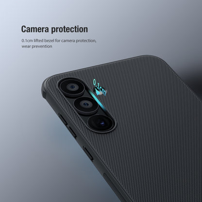 For Samsung Galaxy A55 NILLKIN Frosted Shield Pro PC + TPU Phone Case(Black) - Galaxy Phone Cases by NILLKIN | Online Shopping South Africa | PMC Jewellery