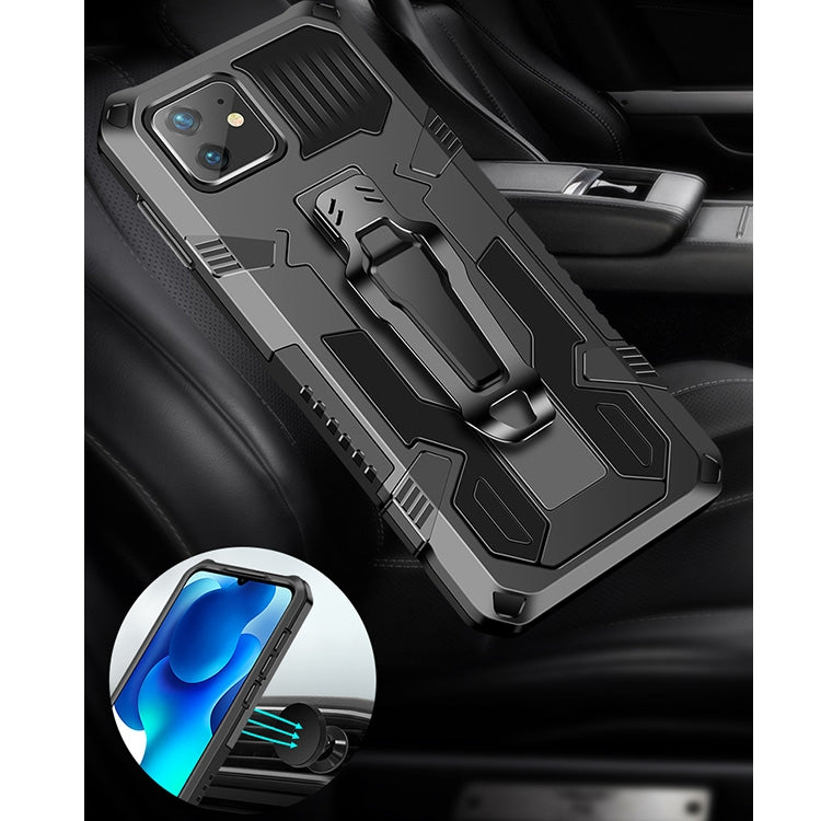 For iPhone 8 & 7 Machine Armor Warrior Shockproof PC + TPU Protective Case(Coffee) - More iPhone Cases by NILLKIN | Online Shopping South Africa | PMC TechLife