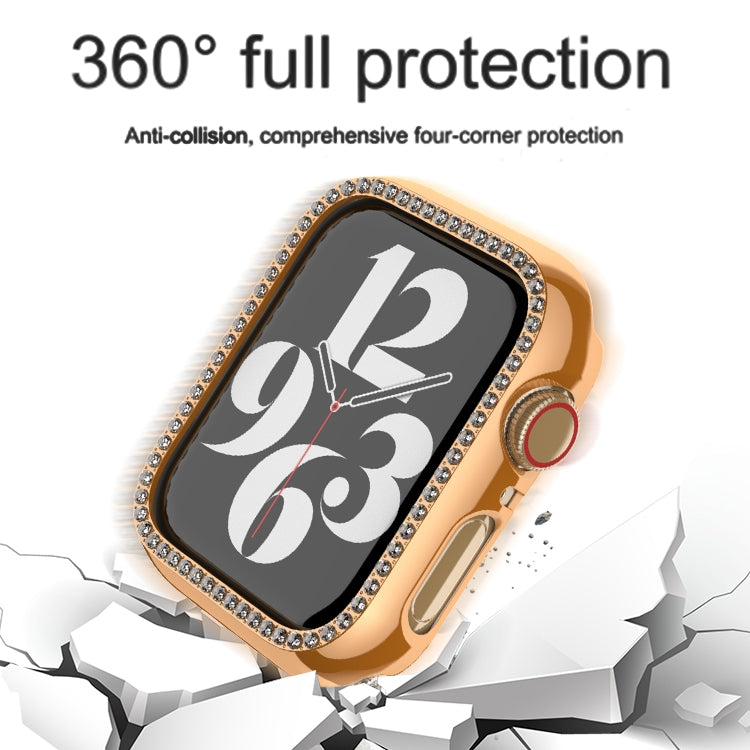 For Apple Watch Series 3 / 2 / 1 42mm Plating Row Diamond Hollow PC Watch Case(Silver) - free shipping - PMC TechLife - Order now!