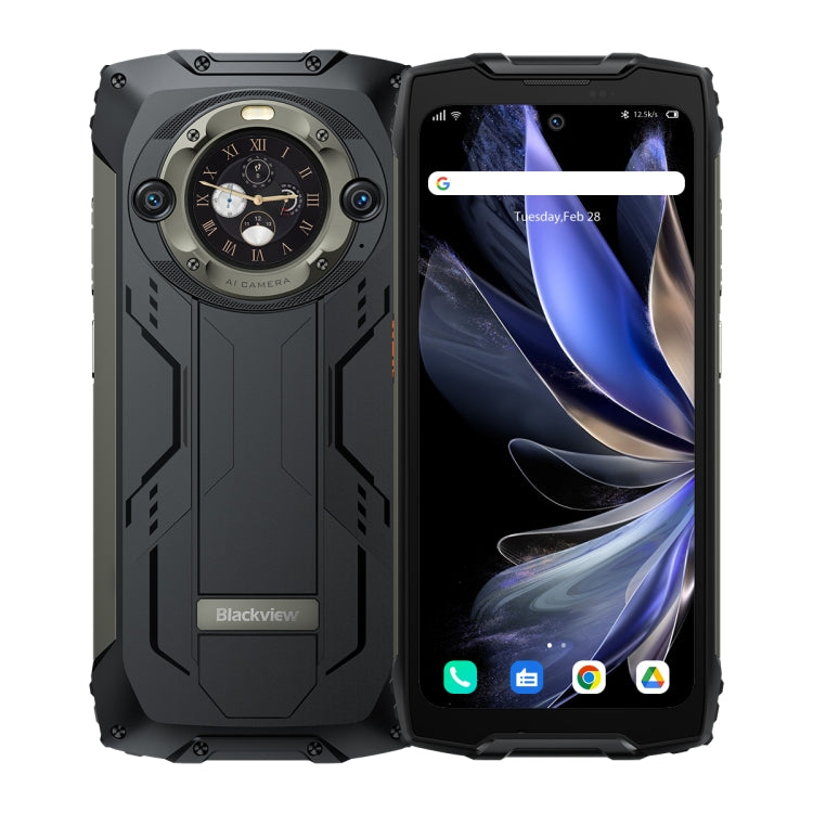 Blackview BV9300 Pro, 12GB+256GB, IP68/IP69K/MIL-STD-810H, 6.7 inch + 1.32 inch Android 13 MediaTek Helio G99 Octa Core, Network: 4G, NFC, OTG(Black) - Blackview by Blackview | Online Shopping South Africa | PMC Jewellery | Buy Now Pay Later Mobicred