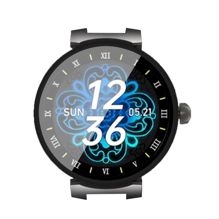 For Aigo GTV2 PC + Tempered Film Integrated Watch Protective Case(Black) - Watch Case by PMC TechLife | Online Shopping South Africa | PMC TechLife