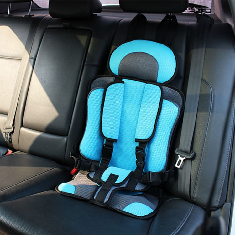 Car Portable Children Safety Seat, Size:50 x 33 x 21cm (For 0-5 Years Old)(Light Blue + Grey) - Seat Accessories by PMC Jewellery | Online Shopping South Africa | PMC Jewellery