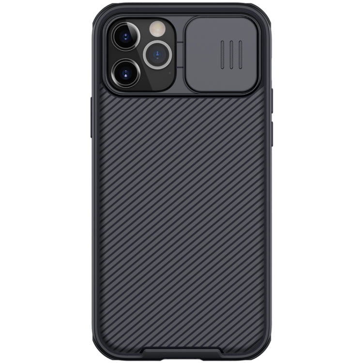 For iPhone 12 / 12 Pro NILLKIN Black Mirror Pro Series Camshield Full Coverage Dust-proof Scratch Resistant Phone Case(Black) - iPhone 12 / 12 Pro Cases by NILLKIN | Online Shopping South Africa | PMC Jewellery