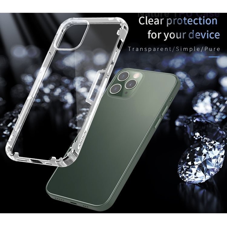 For iPhone 12 / 12 Pro NILLKIN Nature TPU Transparent Soft Protective Case(White) - iPhone 12 / 12 Pro Cases by NILLKIN | Online Shopping South Africa | PMC Jewellery