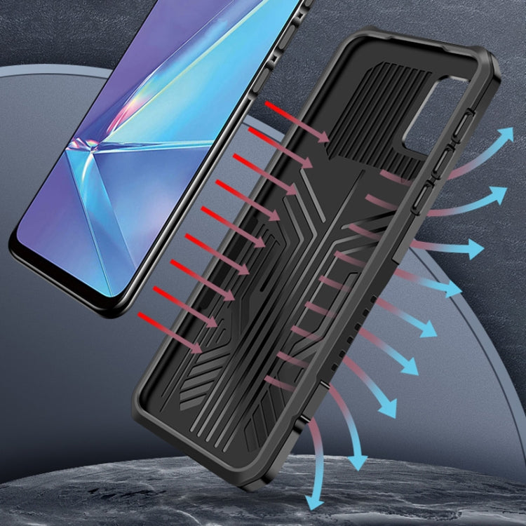 For Samsung Galaxy A71 Armor Warrior Shockproof PC + TPU Protective Case(Grey) - free shipping - PMC TechLife - Order now!