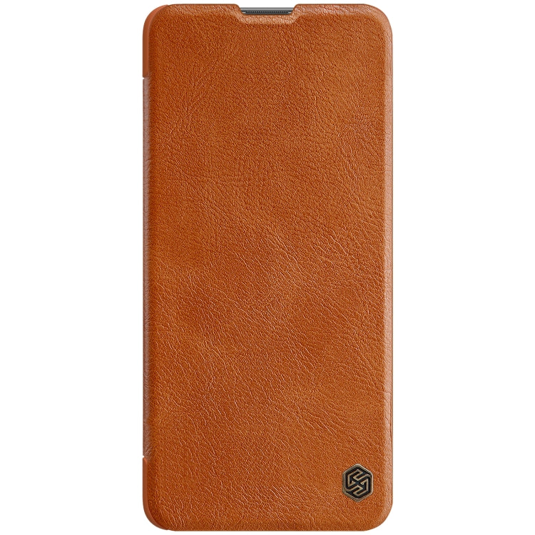 For Samsung Galaxy M51 NILLKIN QIN Series Crazy Horse Texture Horizontal Flip Leather Case with Card Slot(Brown) - Galaxy Phone Cases by NILLKIN | Online Shopping South Africa | PMC Jewellery