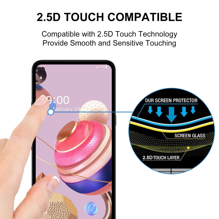 For LG K51S Full Glue Full Screen Tempered Glass Film - free shipping - PMC TechLife - Order now!