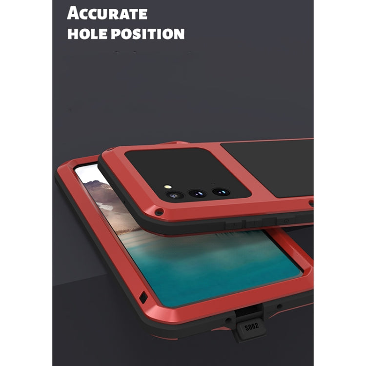 For Samsung Galaxy Note 20 LOVE MEI Metal Shockproof Waterproof Dustproof Protective Case without Glass(Black) - free shipping - PMC TechLife - Order now!