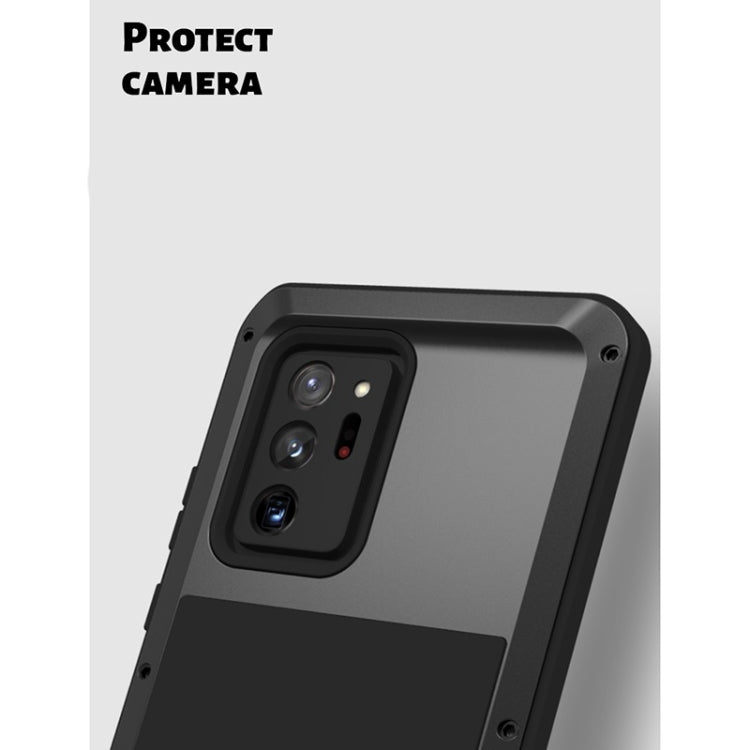 For Samsung Galaxy Note 20 Ultra LOVE MEI Metal Shockproof Waterproof Dustproof Protective Case without Glass(Silver) - free shipping - PMC TechLife - Order now!