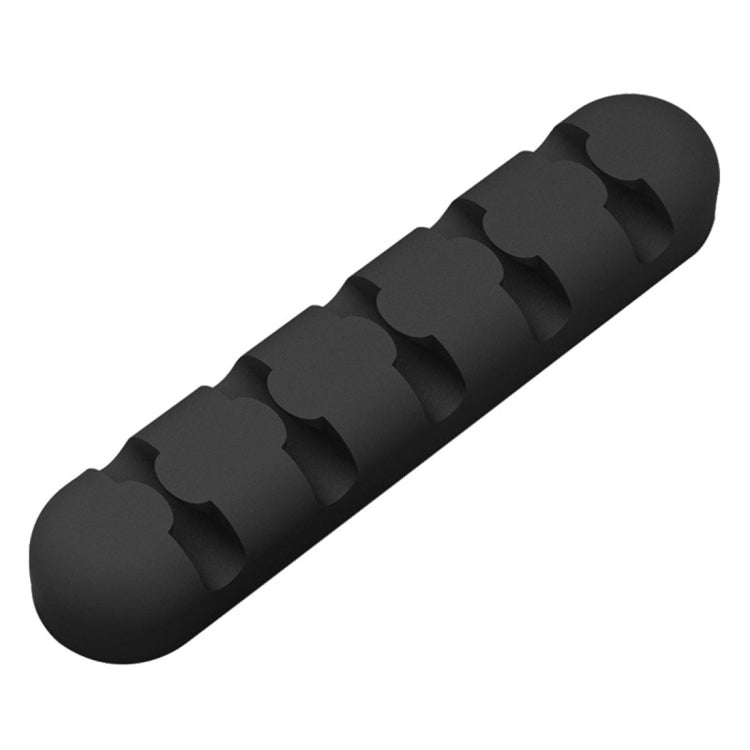 ORICO CBS5 Silicone Material Desktop Cable Manager Winder Fixer, Size: 9.6*2*1.2cm(Black) - free shipping - PMC TechLife - Order now!